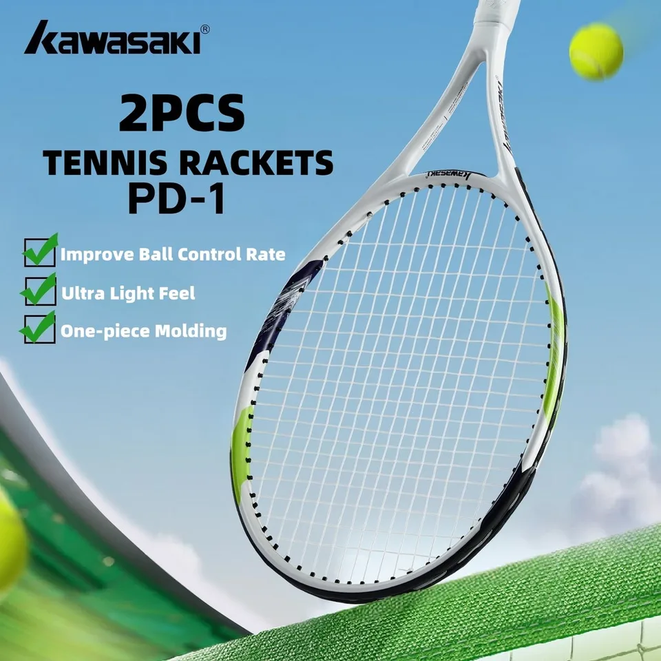 Kawasaki Tennis Rackets Set 104IN Carbon Composite KD1 PD1