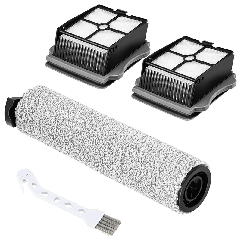 Replacement HEPA Filter and Brush Roller Compatible for IFloor 3 and IFloor One S3 Cordless Wet Dry Vacuum