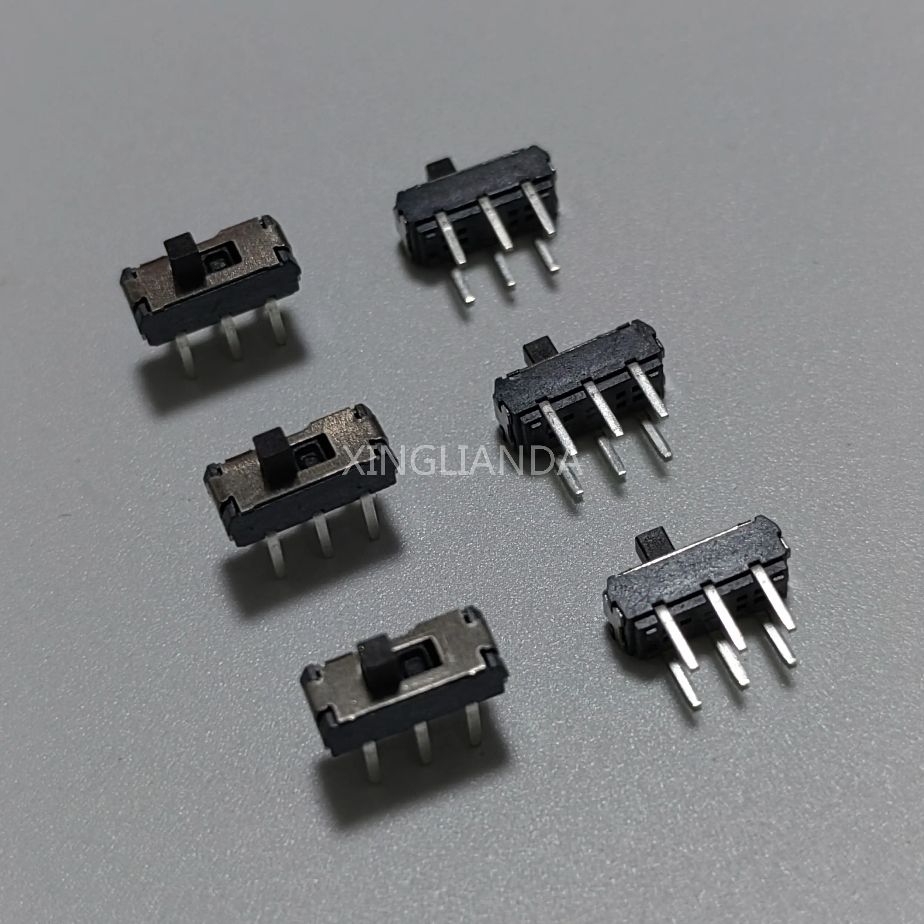 100PCS MSS-22D18 Mini Miniature DIP TOP Slide Switch 2P2T 6Pin Handle High 2MM For DVD Switches