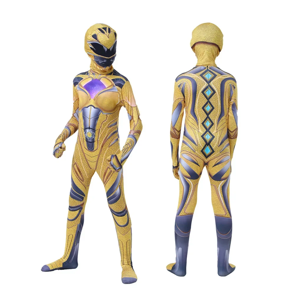 Costume de Power Mecha Five Beast pour garçons, Force mystique, Smile Hero, Cosplay Party, Halloween, Carnaval trempé, Enfants, Adultes