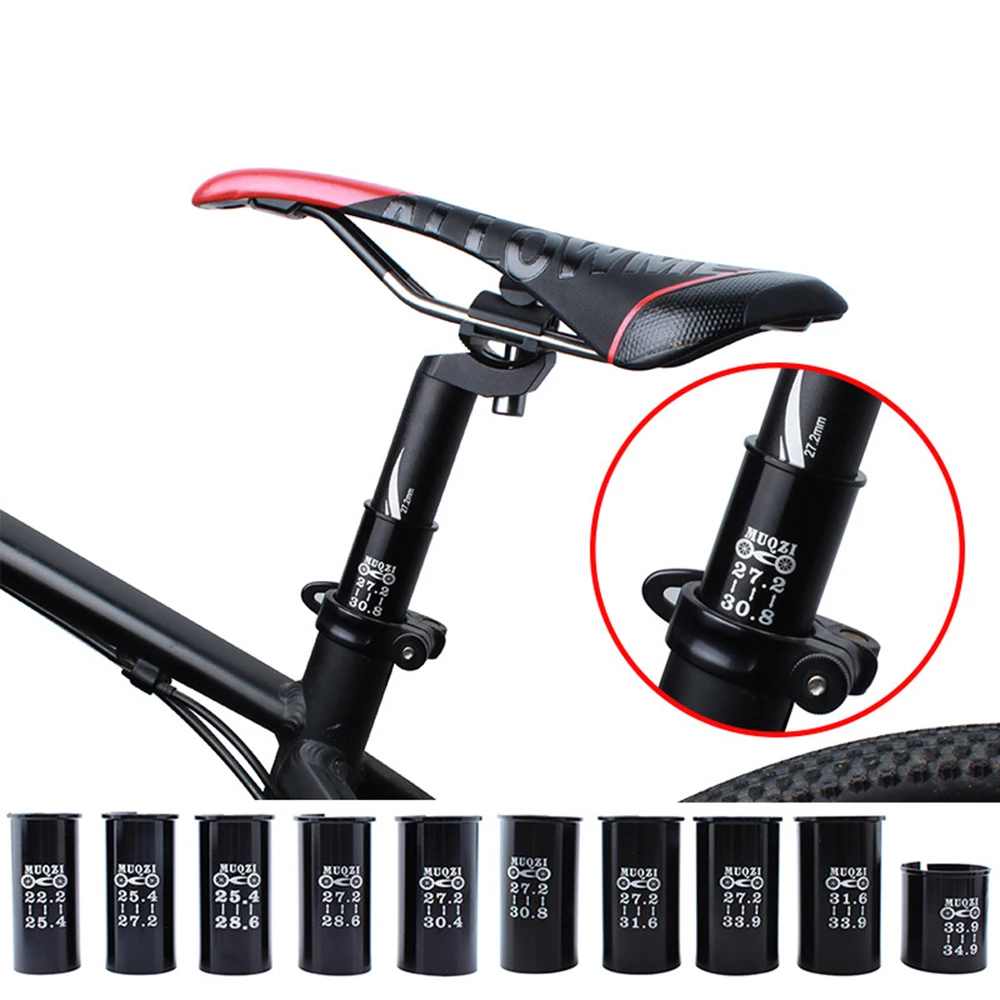 MTB Road Bike Seatpost Accessories 27.2 To 28.6 27.2 Turn 30.8 Conversion Reducing Sleeve Seat Tube Reducer Seat Post Tube Shim