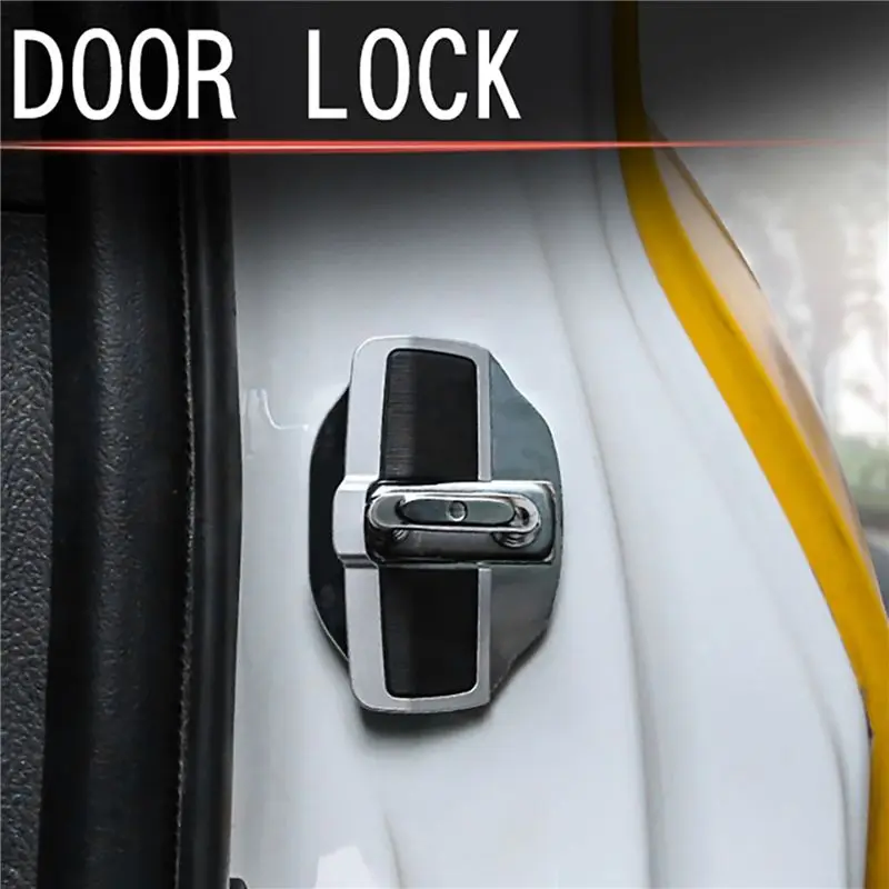 AASS-10 Set Door Stabilizer Door Lock Protector Latches Stopper Covers For Honda Accord Civic CRV HRV