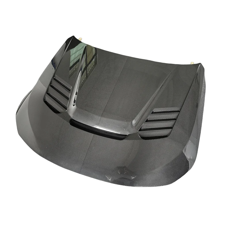 

Сухой капот из углеродного волокна в стиле V для BMW 2 серии G87 M2 G42 M240, передняя крышка клапана двигателя, комплект автозапчастей