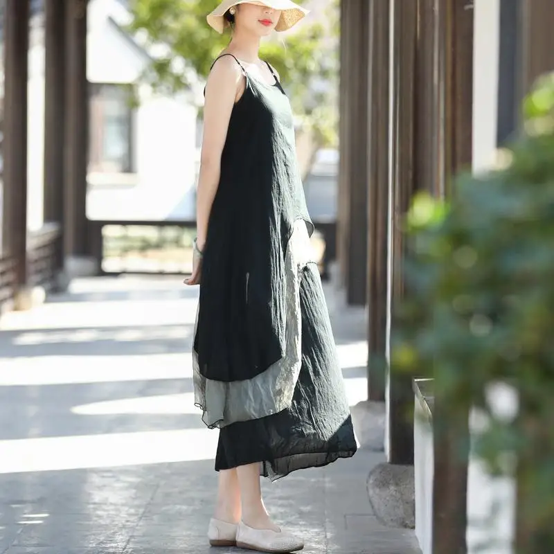 Vestido de Aodão de Alta Qualidade Moke Qing, Longo, de Veludo, com Três Camadas e Estampa de Cores, Vestido de Aodão e L...