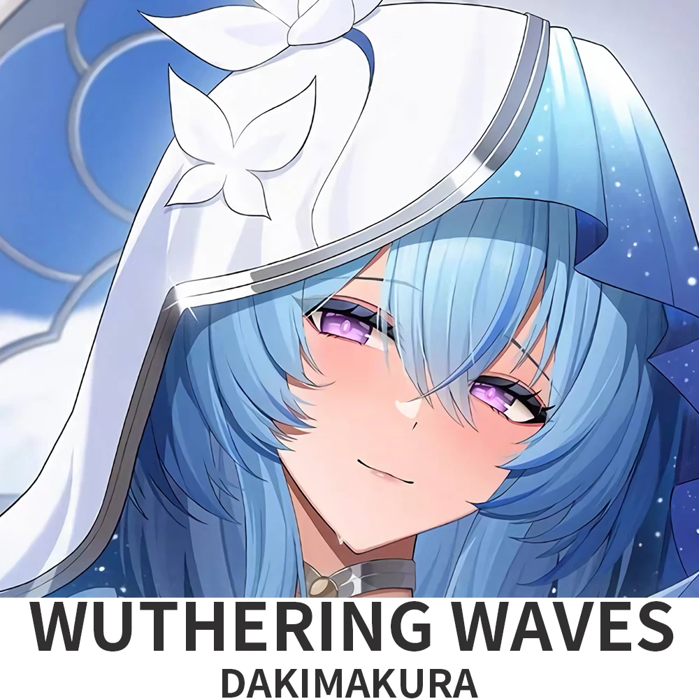 

Наволочка с принтом персонажа из мультфильма Wuthering Waves The Shorekeeper для гостиной и спальни