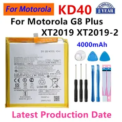 100% Original KD40 4000mAh Battery For Motorola Moto G8 Plus XT2019 XT2019-2 Phone Batteries.