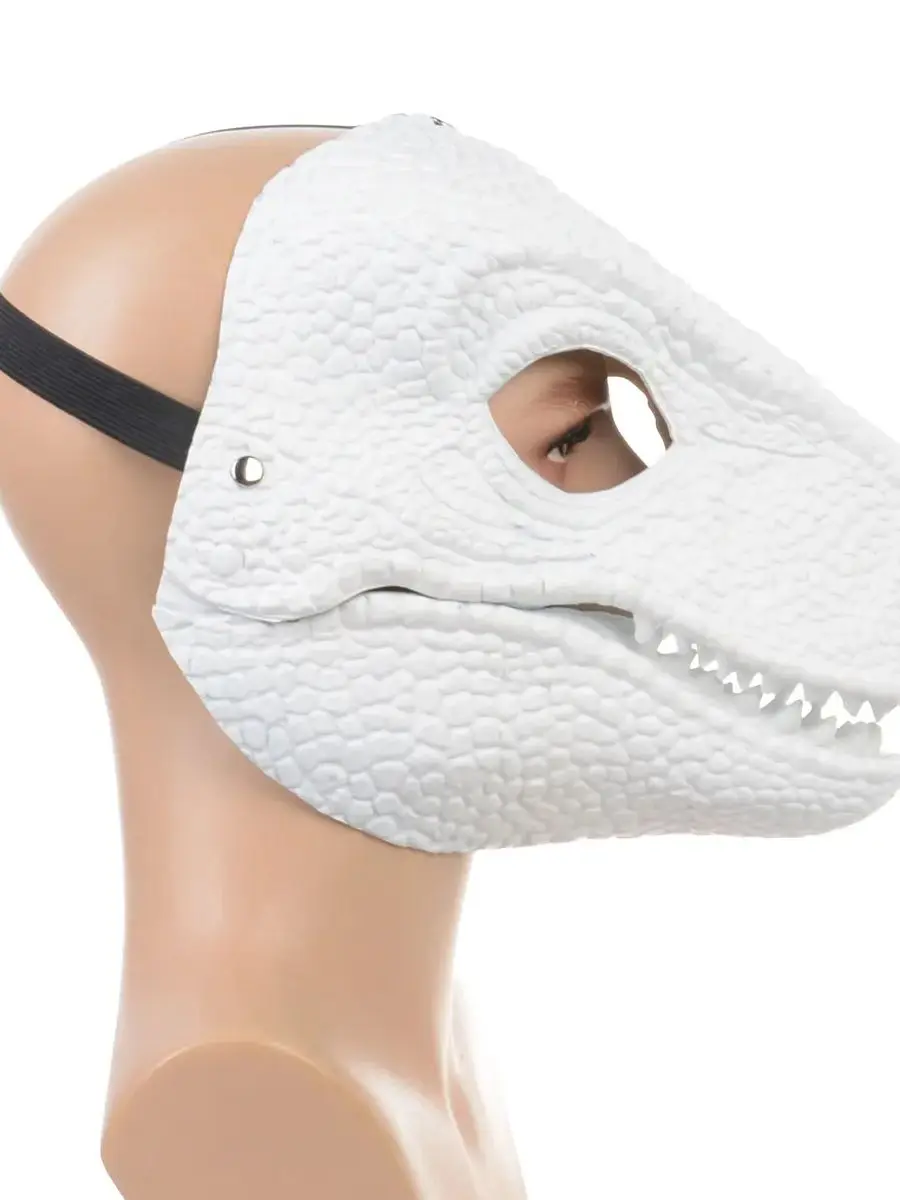 1 Stück abnehmbare Mundmaske, Halloween, Weihnachten, Tier-Dinosaurier-Maske, Kopfbedeckung, Party-Verkleidungszubehör – Detail 2