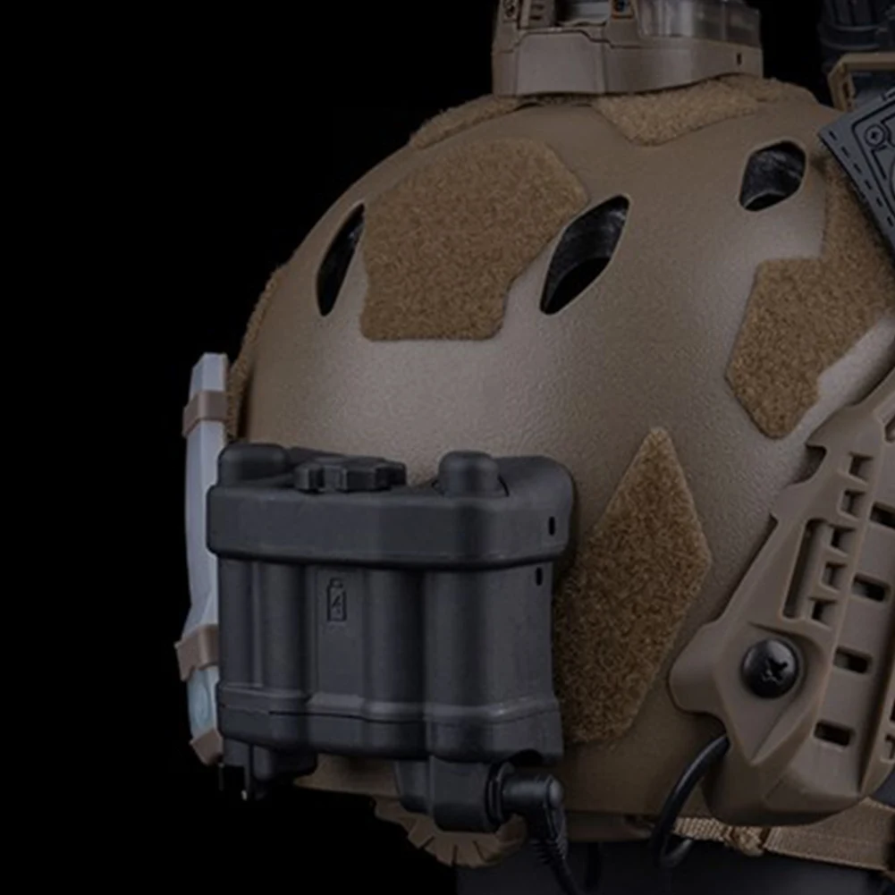 

Система удержания батарейного отсека Чехол для батареи для шлема Чехол для шлема Противага для шлема Держатель для хранения батареи Аксессуары для шлема