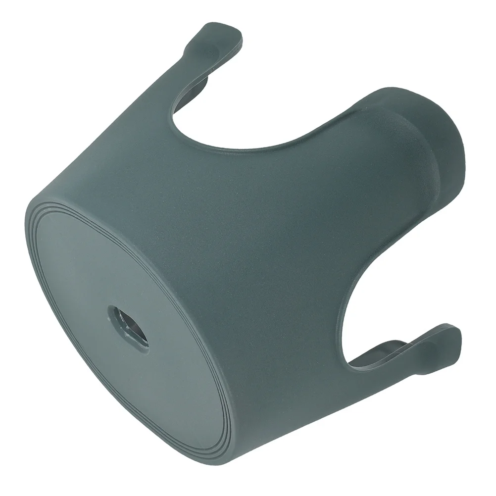 مقعد صغير مصنوع من مادة البولي بروبيلين، تصميم غير قابل للانزلاق، دش ثابت، تدريب على المرحاض، مدمج لطيف، حمام مكتب منزلي