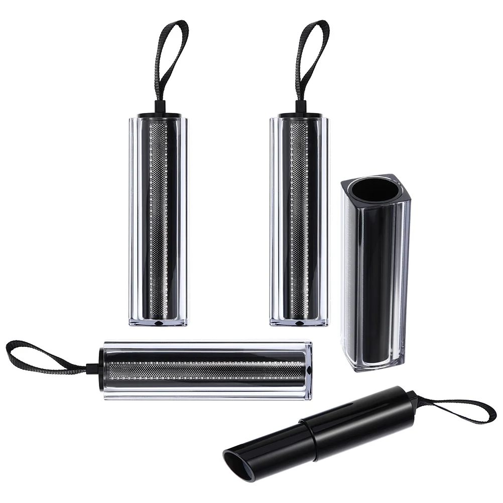 4 Stuks DIY Lipstick Tube Hoogwaardige Lege Lipstick Container Zelftekening Bevel Ontwerp voor Lipgloss Crème Balsem Draagbare Opslag