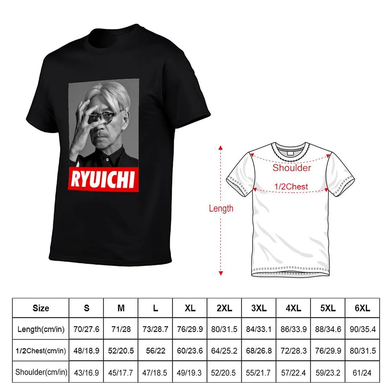 NEO GEO RYUICHI SAKAMOTO T-Shirt t shirt for man 100 percent cotton t shirt man casual