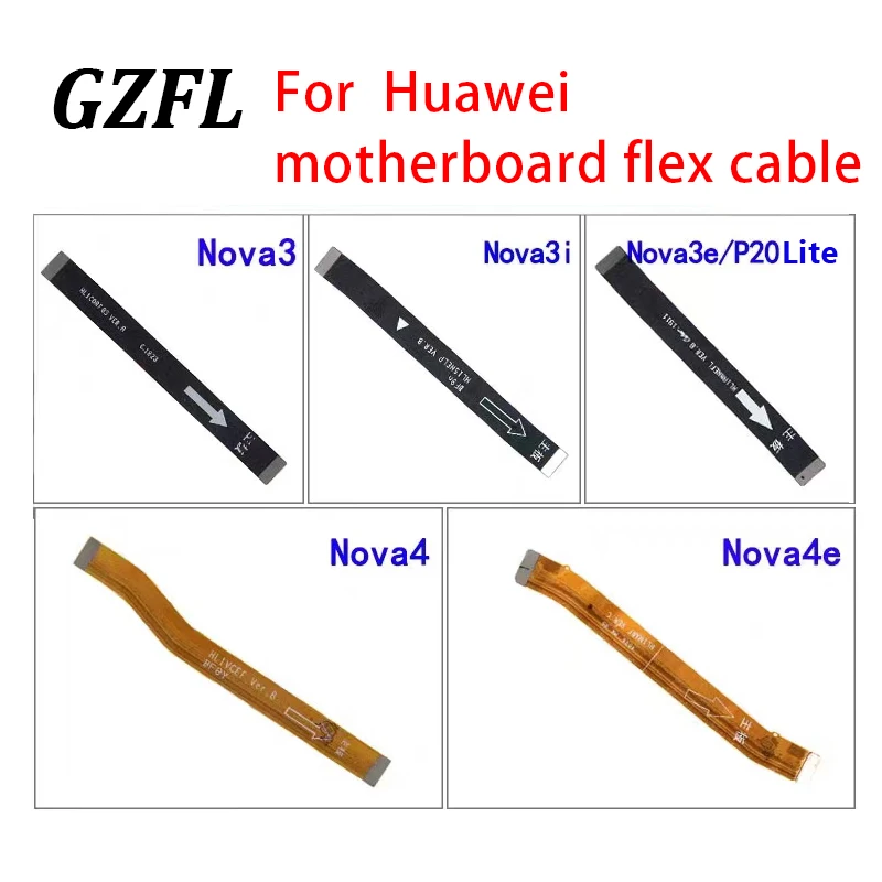 

USB Main Board Connector for Huawei, LCD Display, Flex Cable Repair Parts, Huawei Nova3, Nova 3e, Nova 4, Nova 4e, Nova 3i