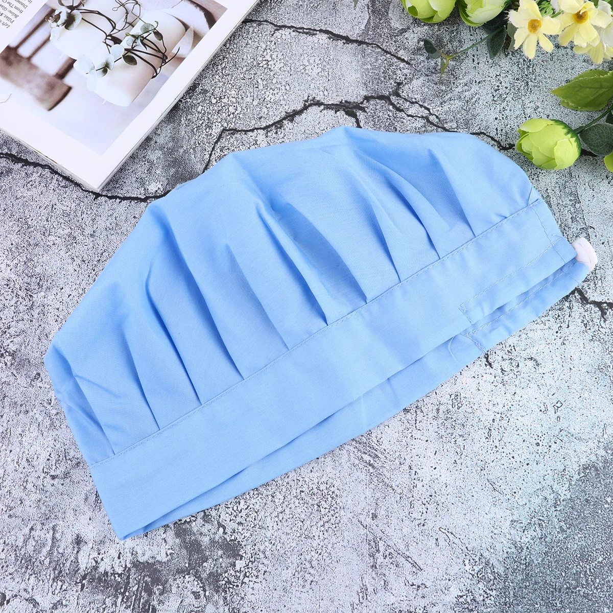 1Pcs Anti Hair Loss Kitchen Hat Chef Working Hat Practical Cotton Mushroom Design for Men Women Bakeries Kitchens Restaurants