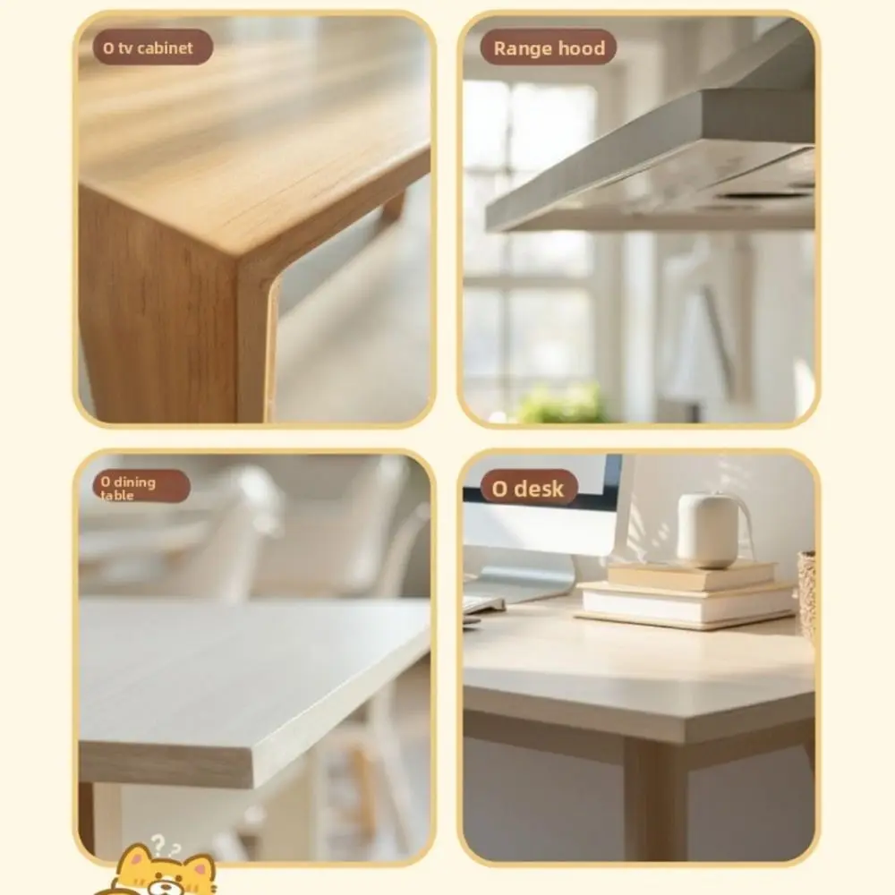 2 szt. Silikonowe ochraniacze na rogi biurka, kreskówkowe zwierzątka, antykolizyjne, ochrona bezpieczeństwa dla dzieci, miękkie, łatwe w montażu.