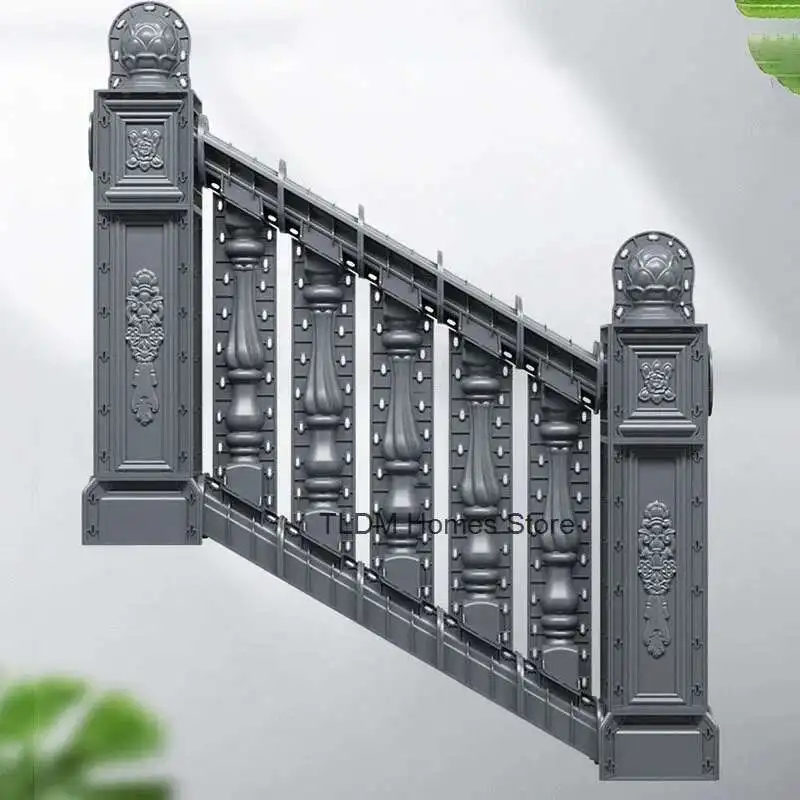 

Home Villa Indoor Guardrail Staircase Art Thickened ABS Mold Outdoor Roman Column Molds Cast-in-place Cement Stair Handrail Mold