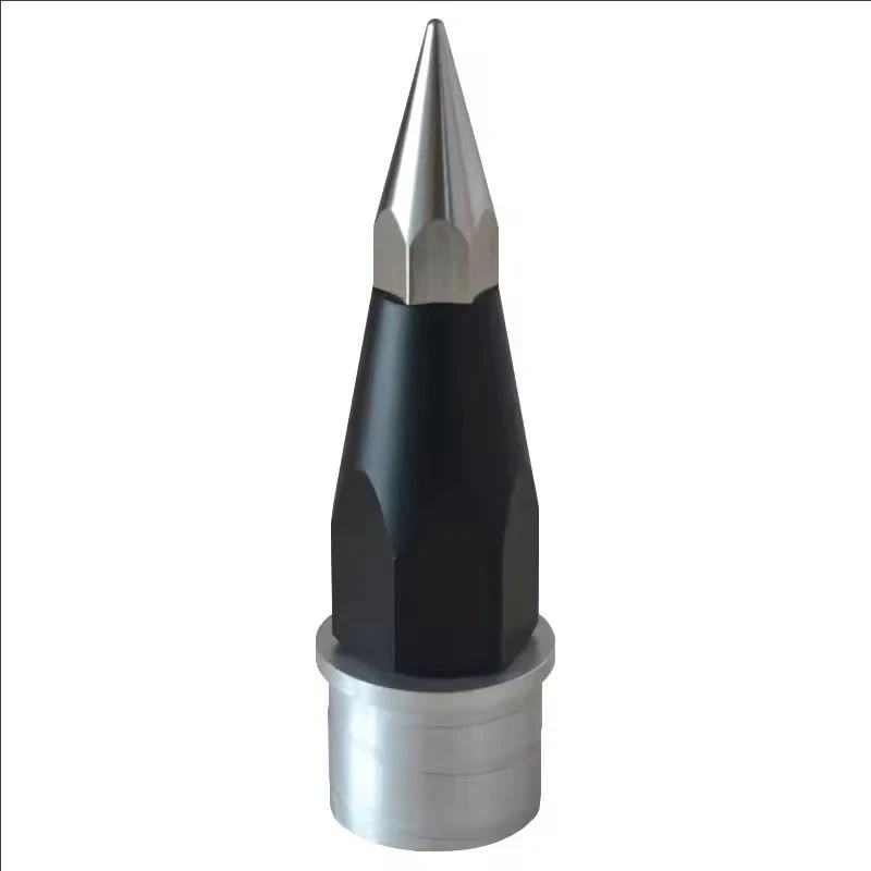 Survey Range Rod Prism Pole Point Tip With 5/8 Internal Thread GPS RTK Centering Surveying Accessories Carbon Tube Point
