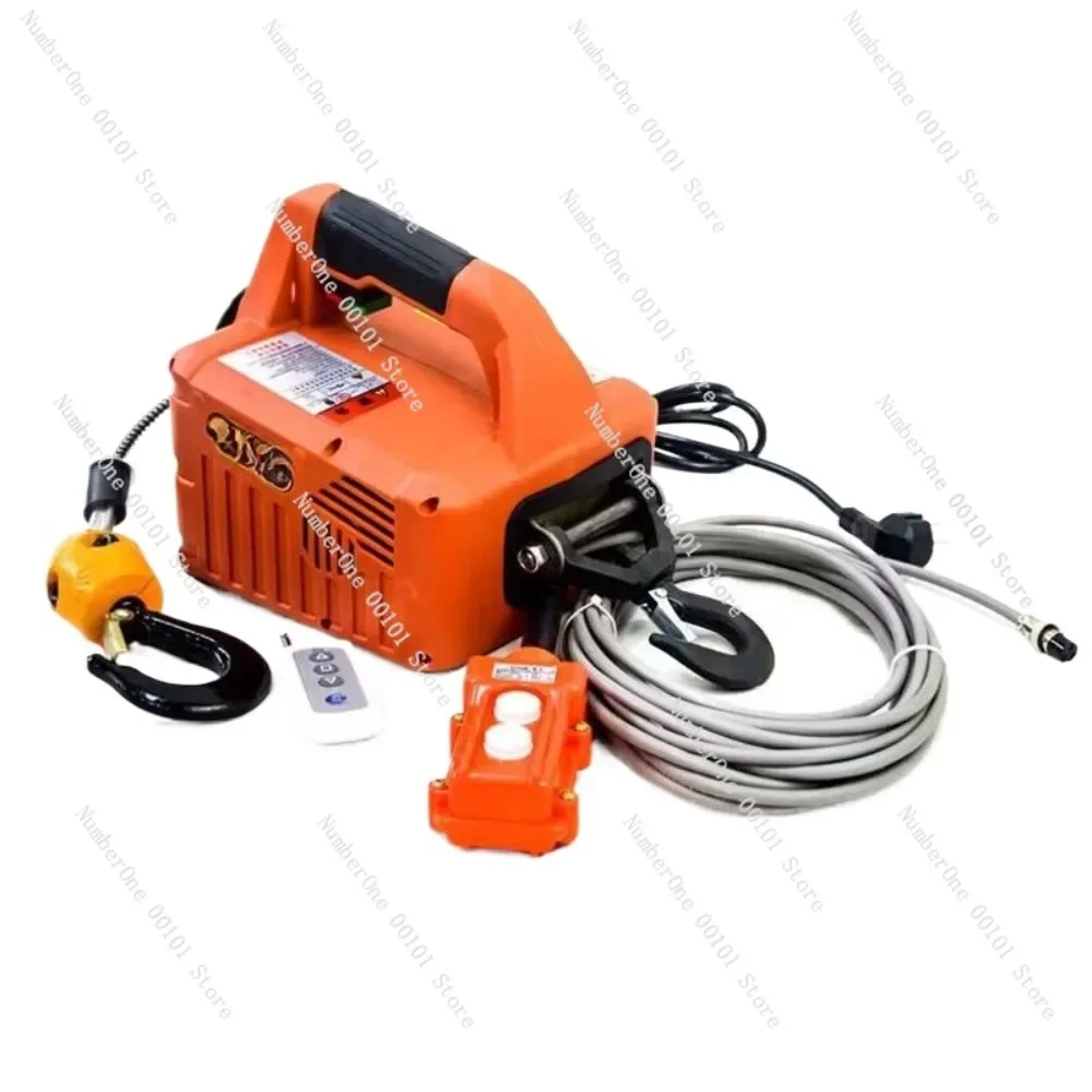 Przenośna wciągarka elektryczna, narzędzie do podnoszenia, pilot, drut, obciążenie, instrukcja obsługi