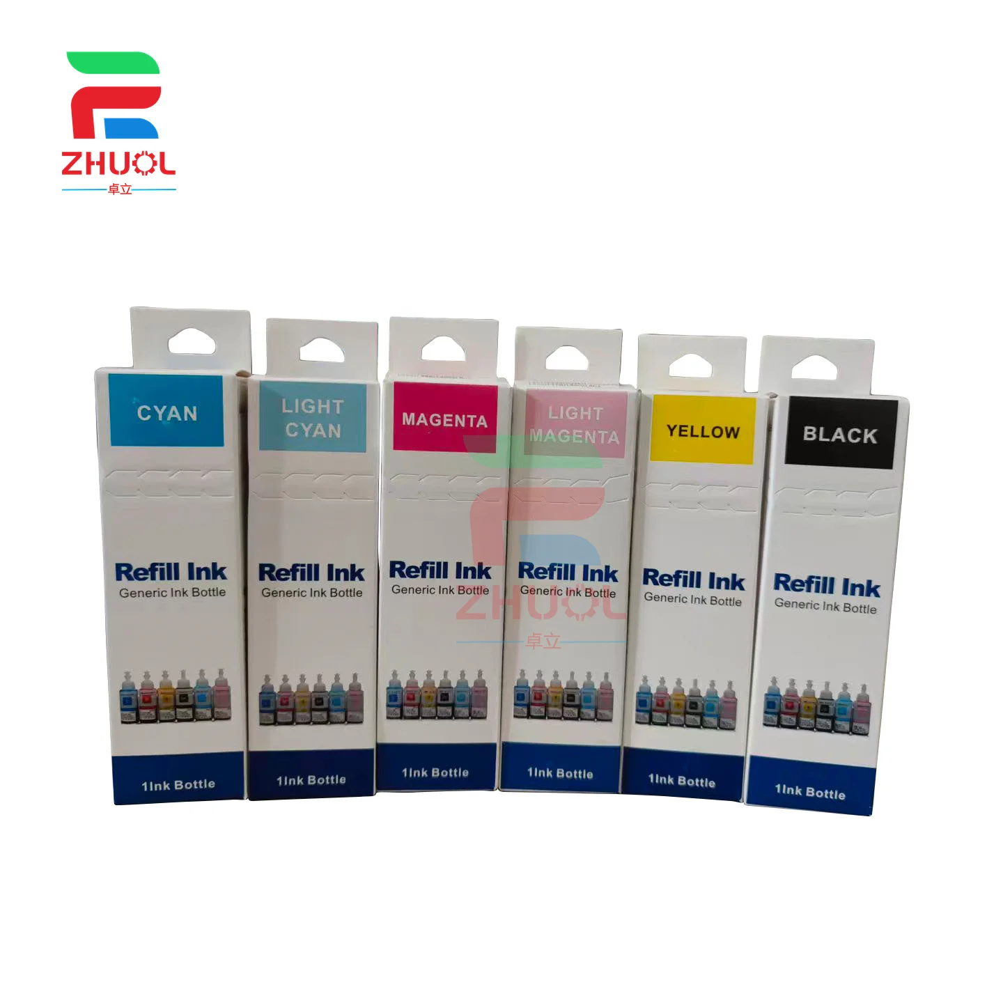 

1 X Suitable for Epson 674 ink L805 continuous supply L1800 L801 L850 L810 printer ink cartridge ink (one set of six colors)