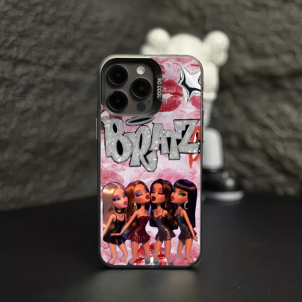 

Fashion 2025 Hot phone case For Samsung A07 A17 A06 S25 S24 S23 Ultra FE Plus Protective B-Bratz IMD Color Cover