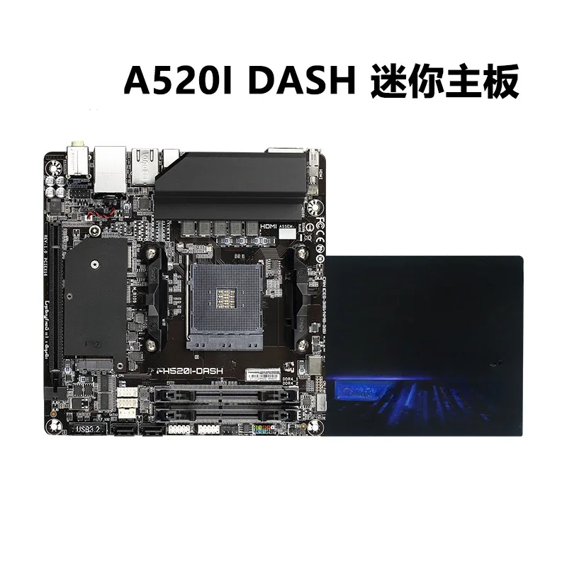 New original A520I/DASH mini main board dc powered notebook memory supports 4th/5th generation