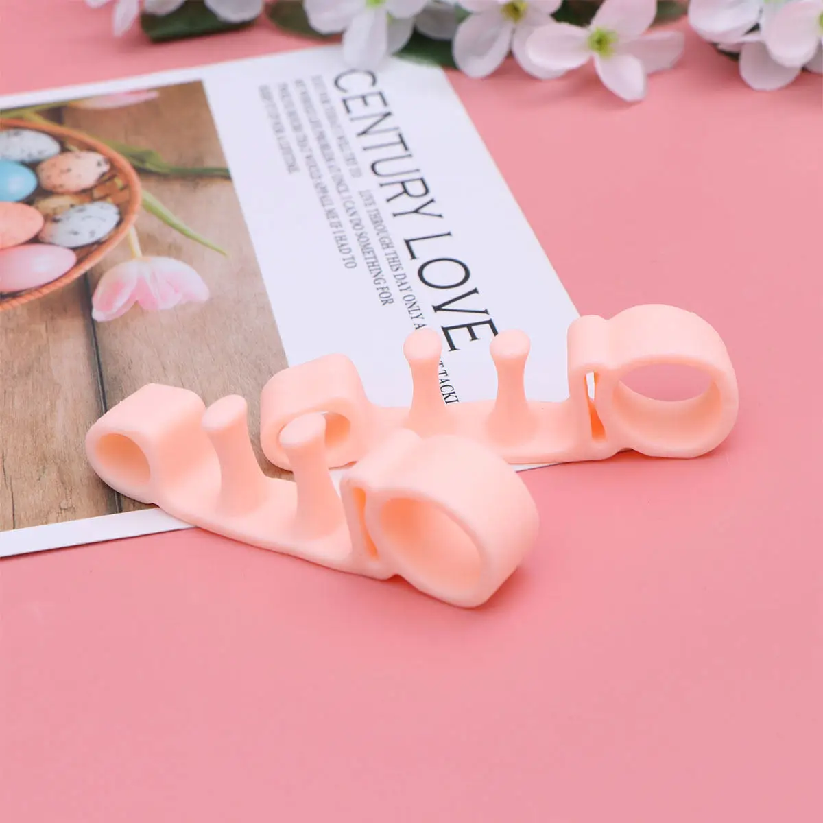 

1Pair Toe Separator Bunion Corrector Snail Shape Sebs Material Pain Relief Splint Toe Straightener Hallux Valgus Correction
