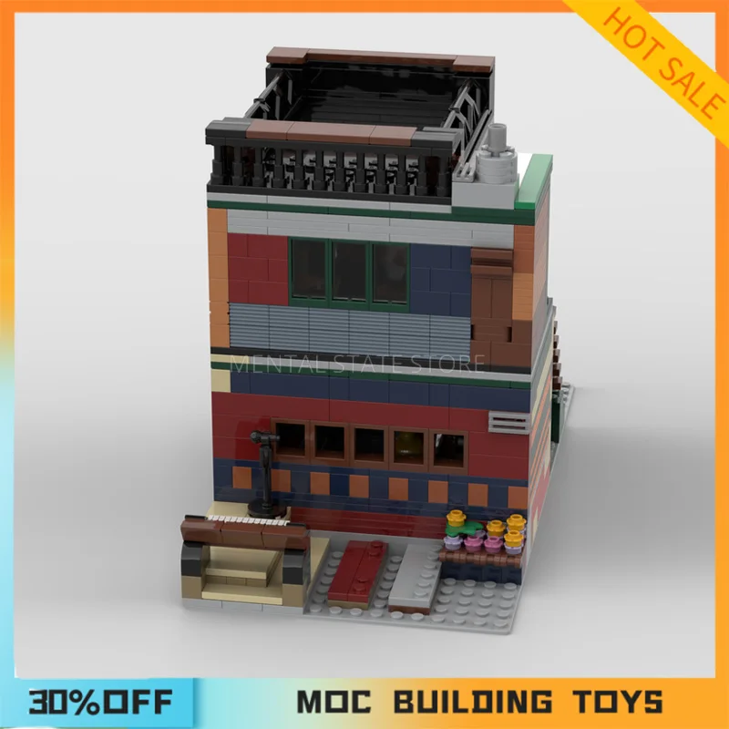 825PCS Customized MOC Central Perk Half MOC Building Blocks Technology Bricks DIY Creative Assembly Education Toys Holiday Gifts