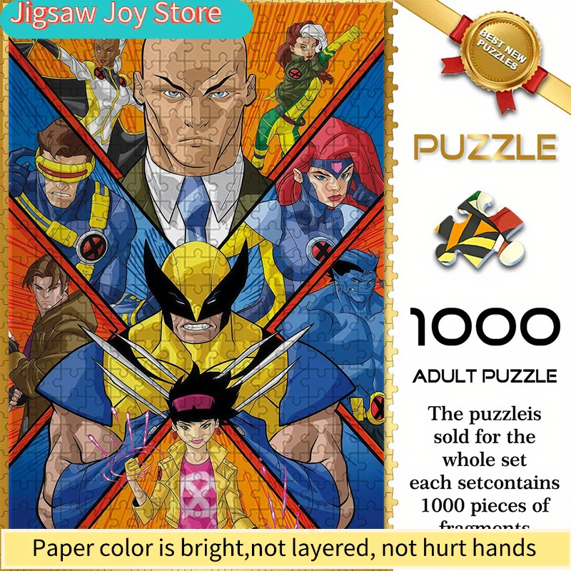 

Marvel Themed Seamless Jigsaw Puzzle Z12.8-57, Storyboard Assembly Scene - Durable Thickened DIY Puzzle, Adult Brain Teaser G