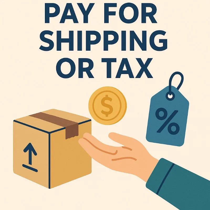 Shipping Fee or Customs Duty Payment Link International Order Tax Supplement Freight Delivery Handling Cost image 4