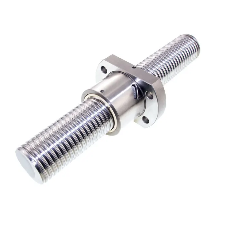 Ball screw, nut, left and right rotary butt