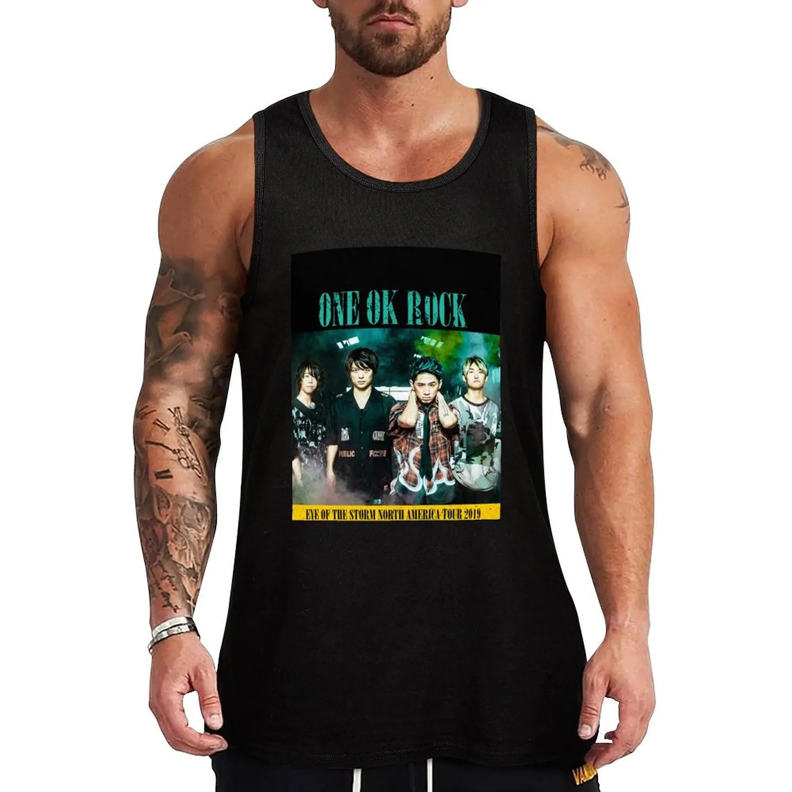 Empat Show ONE OK ROCK Tour 2019 Tank Top Man clothes for gym gym t-shirts man T-shirt for fitness Muscle fit