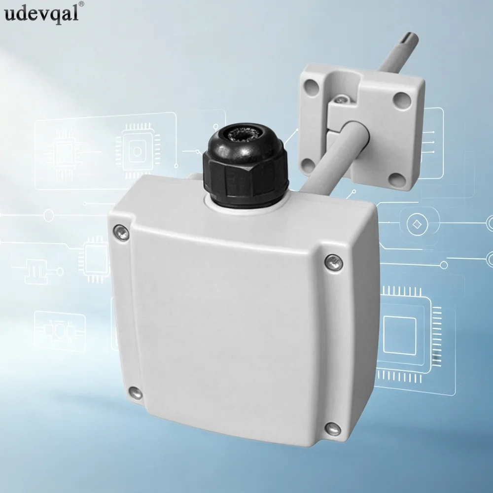 PT100A PT1000A Temperature Sensor Platinum Resistance   Duct Mount Type Pipe Mounting New Style