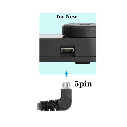 Imagen 2 del producto Freedconn Cable de carga USB adecuado para casco de motocicleta auriculares Bluetooth intercomunicador T-COM VB TCOM-SC FDC VB