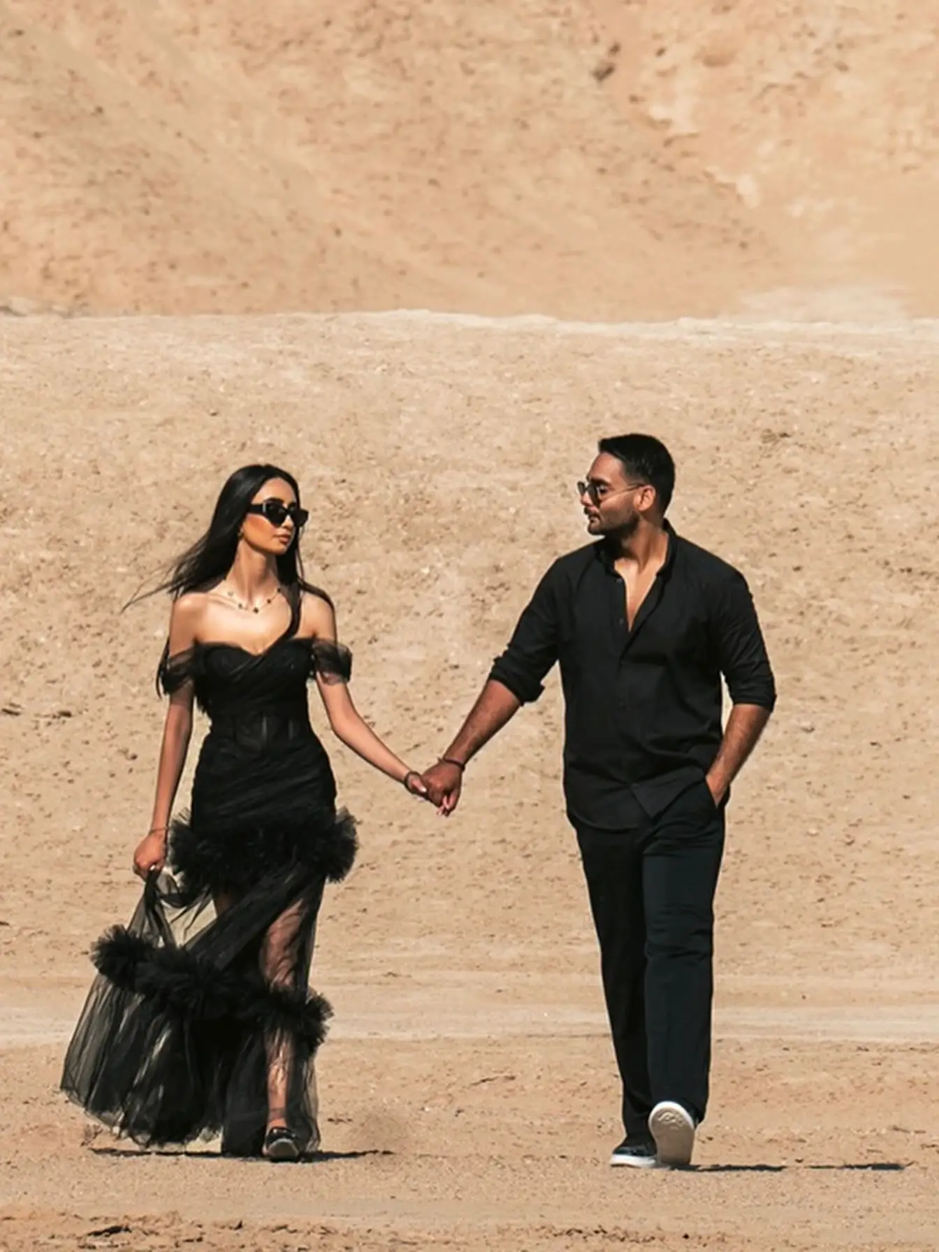 2026 Abito per occasioni formali Morbido tulle Abiti da sera neri Abiti da festa lunghi in tulle a strati Abito da compleanno per donna Servizio fotografico Abito da sposa