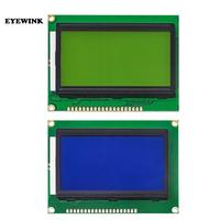  128*64 DOTS LCD module 5V blue screen 12864 LCD with backlight ST7920 Parallel port LCD12864