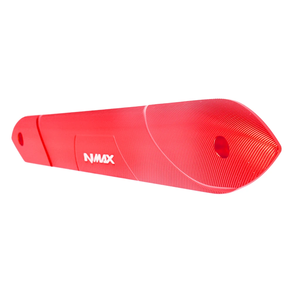 Para yamaha nmax125 nmax 125 155 160 2020-2024 capa de escape suporte decorativo proteção do tubo de escape anti-fricção borda tira