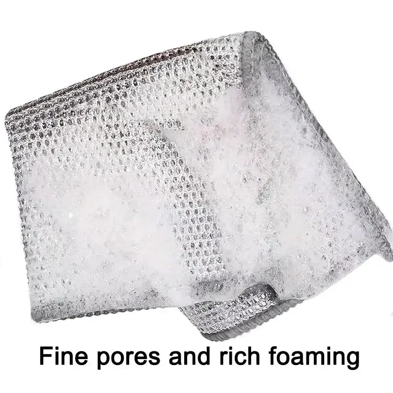 

10Pack Non-Scratch Wire Dishcloth, Multipurpose Wire Dishwashing Rags for Wet and Dry,CleaningDishTowels