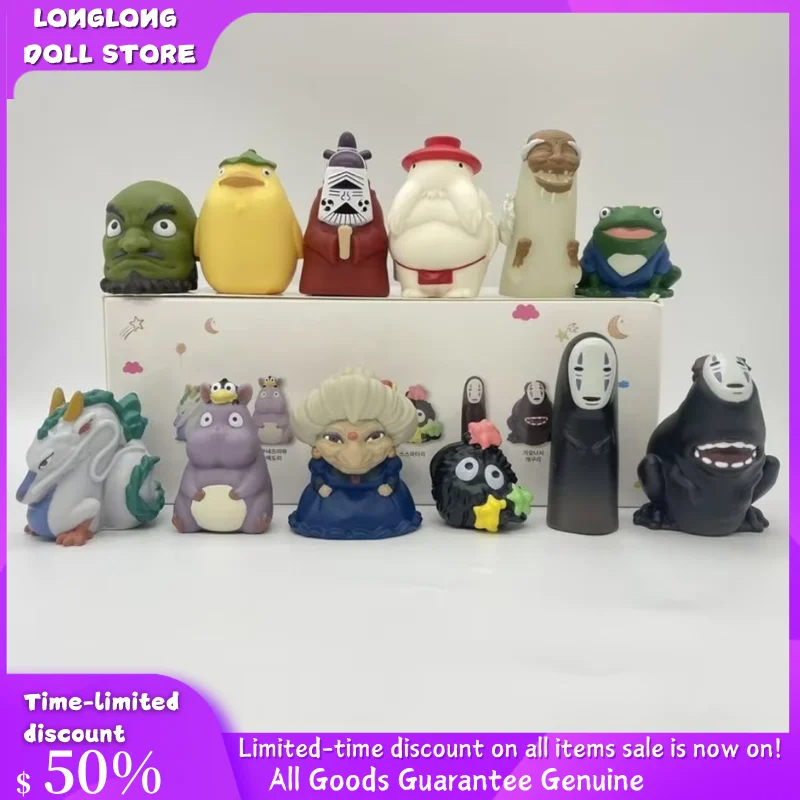 

Spot Japanese Anime White Dragon Coal Ball Elf Faceless Male Finger Doll Decoration Blind Box Finger Set Toy Birthday Gift