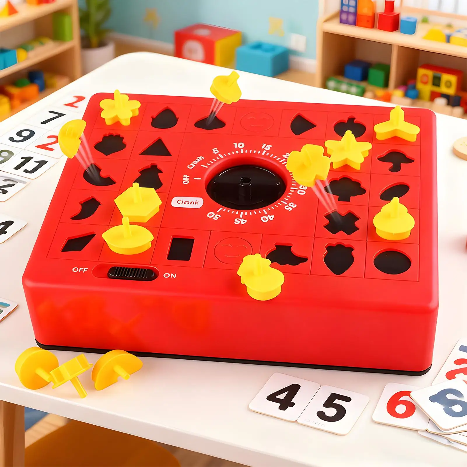 Form-Matching-Spiel für Kinder, interaktives Kleinkind-Spielzeug, pädagogisches Brettspiel für Kinder, Jungen, Mädchen, Vorschule, Kindergarten, Kindertagesstätte