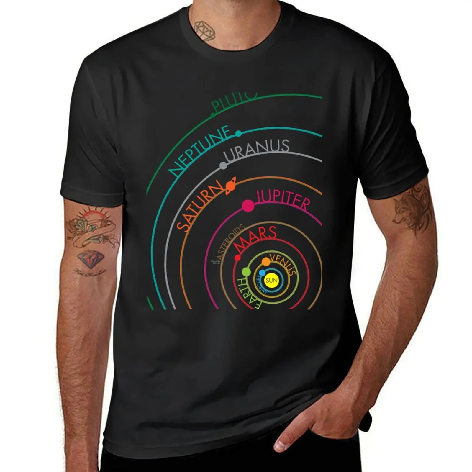 

Solar System T-Shirt anime stuff Blouse blue archive custom t-shirts outfits for men