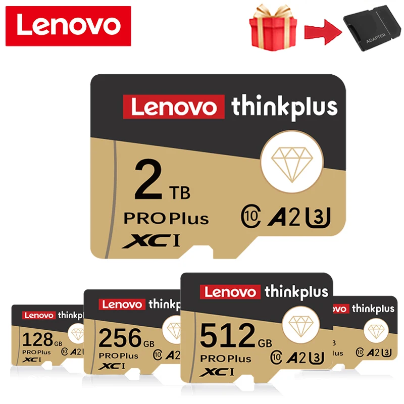 Lenovo 2TB 1TB High Speed Micro SD Card 512GB 256GB TF Flash 128GB Memory Card Driving Recorder 128GB Cameracartão De Memória