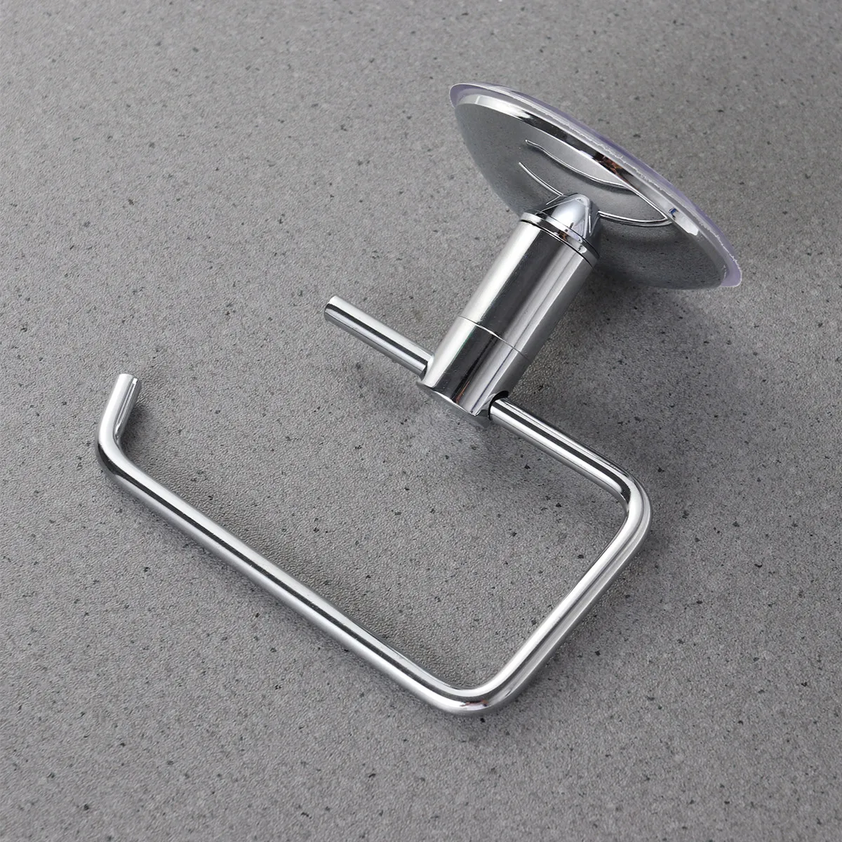 

Компактный держатель для туалетной бумаги на присоске с функцией вешалки для полотенец, полированная сталь, для дома, офиса, отеля, декора ванной комнаты