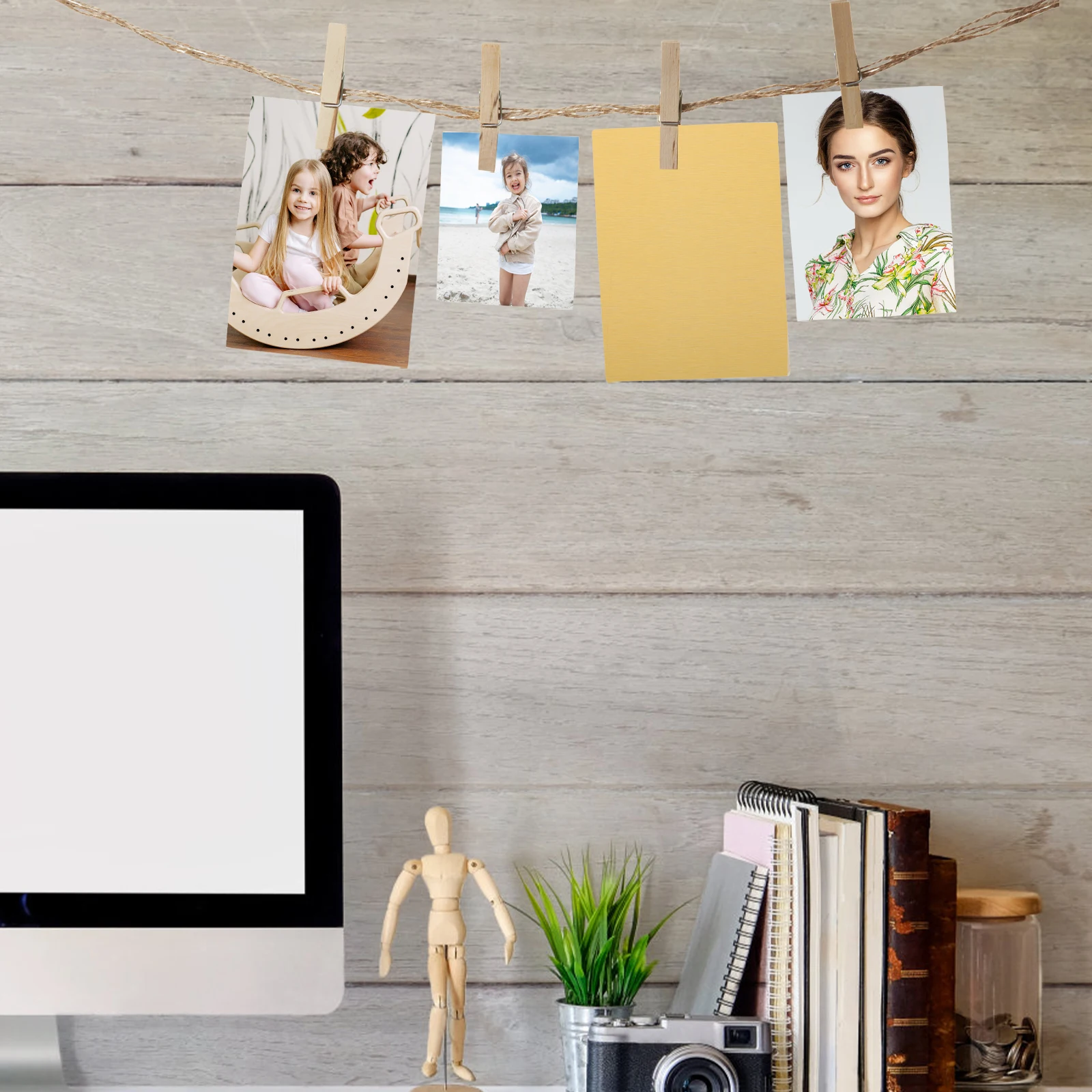 

6pcs Blank Sheet Metal Photo Sublimation Metal Blanks Frame 15x20cm Durable Sublimation Sign Blanks for Family Pets Gifts Art