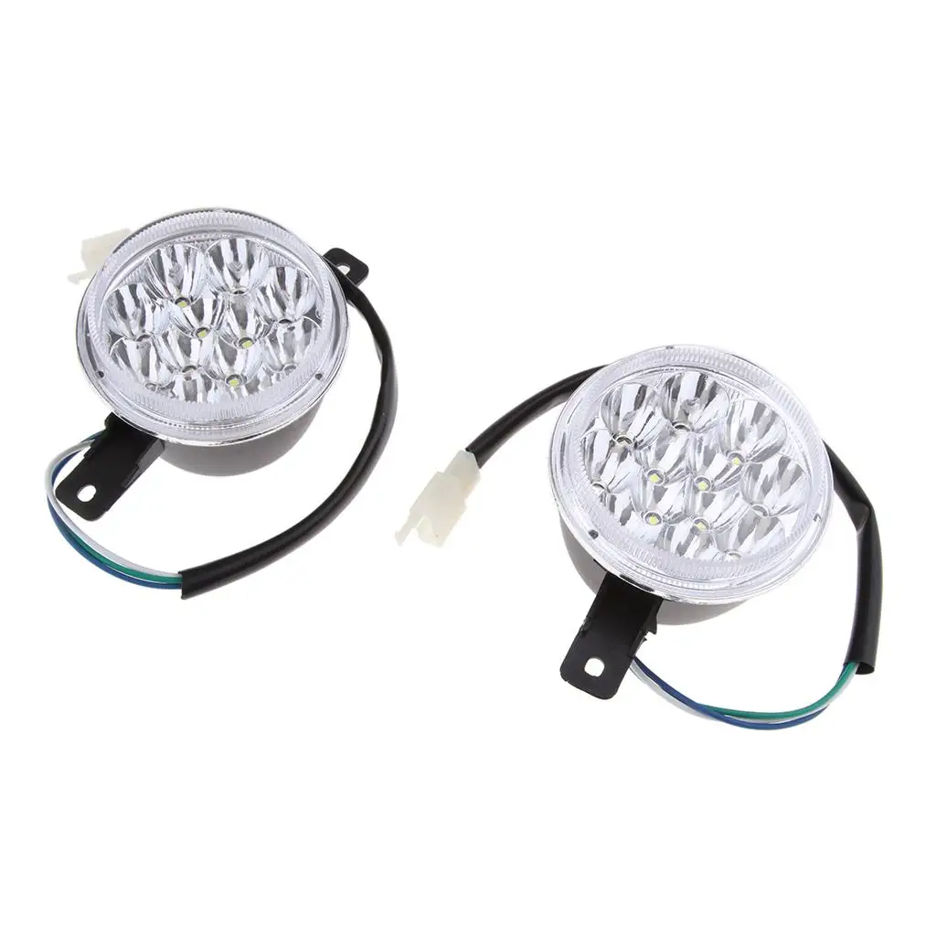 

2x LED Front Headlight for 110cc 125cc 150cc 200cc Wheeler Go Kart ATV