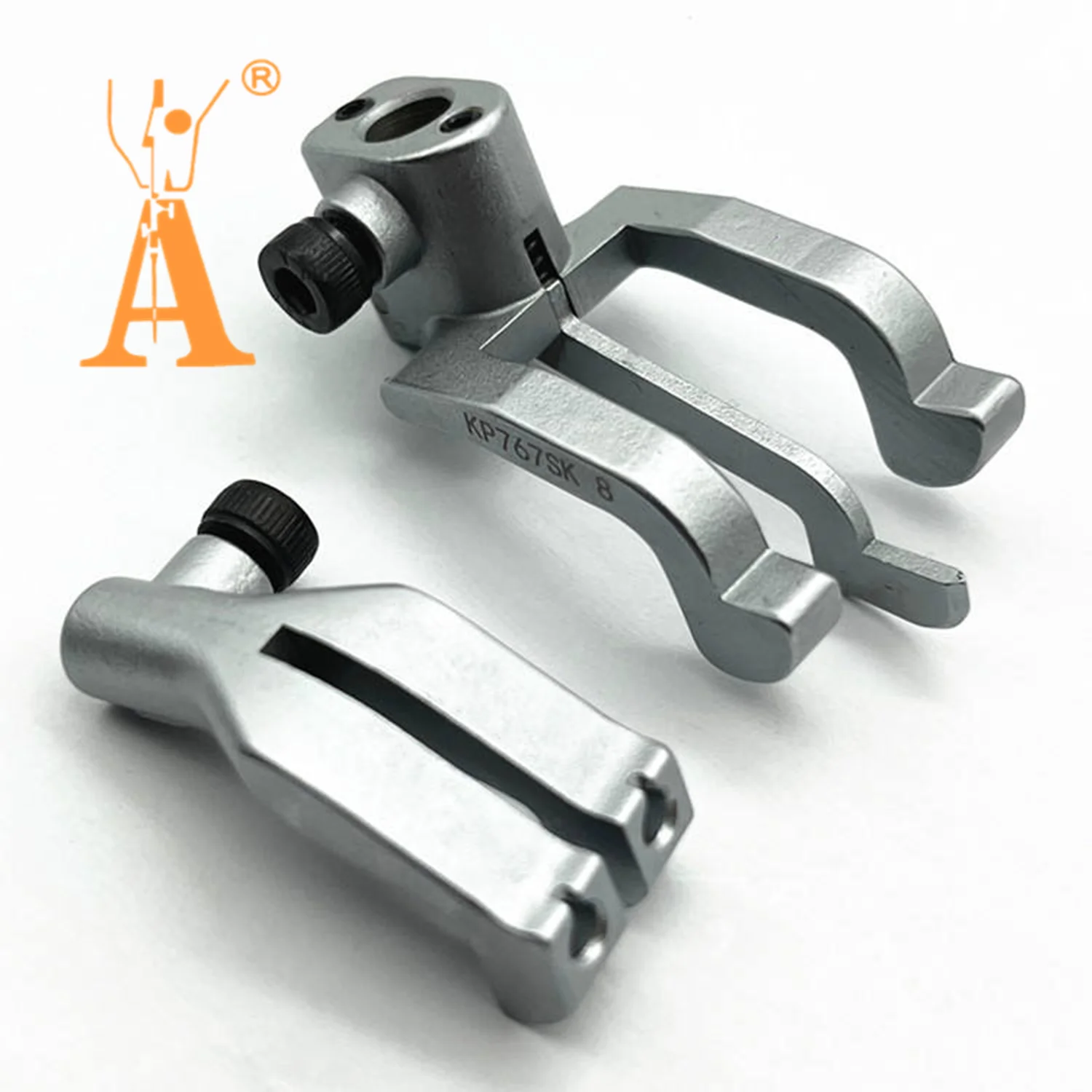 أجزاء ماكينة الخياطة Durkopp Adler Kp767sk دليل قطعة قدم الضغط في ماكينة الخياطة لـ 1767 868 ماكينة خياطة بإبرة مزدوجة فولاذ جديد #3