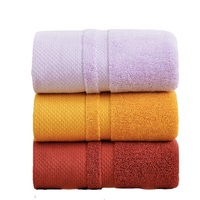 3pcs Bathroom Hand Towel Sets Soft Cotton Towel Highly Absorbent Gift Hand Towel, Hand Towels for Bath, Gym Lilac Red Yellow