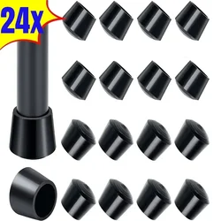 Round Rubber Chair Leg Pad 10/16/19/25mm Furniture Leg Table End Plug PVC Silent Anti-slip Floor Protection Cap Foot Cover