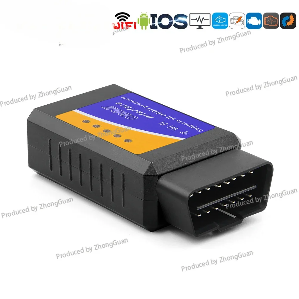 ELM WIFI OBD2 327 Car Detection, Diagnostic Instrument Android Apple System, Full Protocol