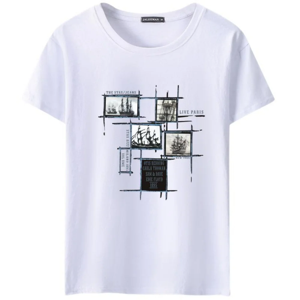 

Men's Short Sleeves Casual T-shirt Soft Comfort Daily Wear Stylish Fit Easy to Match Breathable Fabric Trendy Design
