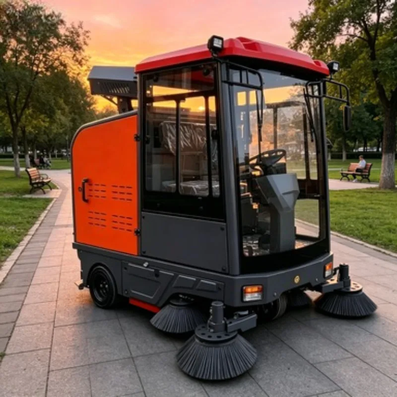 

Sweeper Truck Versatile Mini Road Sweeper with Powerful Suction Vacuum for Heavy Debris and Litter Collection