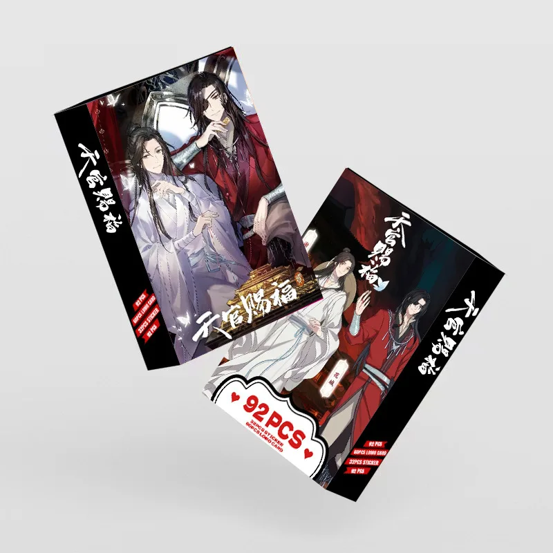 Bênção Do Céu Oficial HD Photocard, Fãs Presentes Da Coleção, Tian Guan Ci Fu,Xie Lian Laser Cartão LOMO, 92 Pçs/set